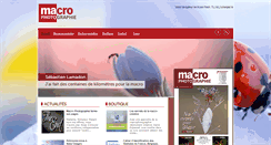 Desktop Screenshot of macro-photographie.com